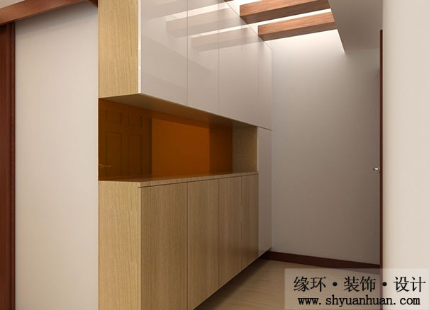 上海二手房装修现场制作鞋柜好吗，有哪些设计讲究呢_缘环装潢.jpg