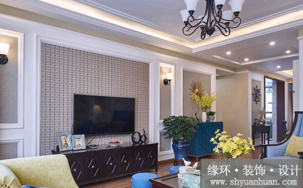 上海二手房装修电视背景墙掌握好这些，客厅变出新花样_缘环装潢1.jpg